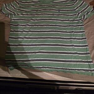 Ralph Lauren Mint Green Striped Tee